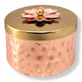 Elegant Copper & Gold Iron Storage Box (250 ML)